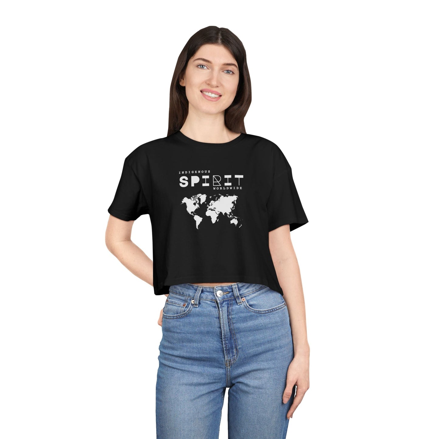 Haka inspired Women's Crop Tee - Polyeurasian
