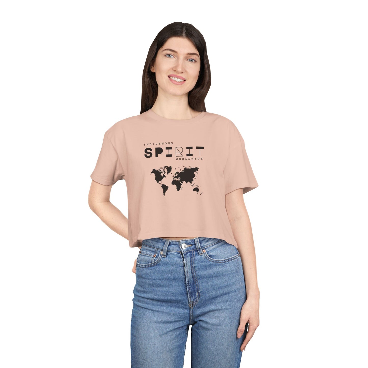 Haka inspired Women's Crop Tee - Polyeurasian