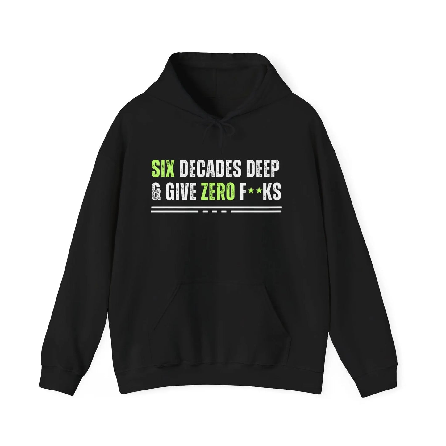 DECADES DEEP Hooded Sweatshirt for 60 somethings - Polyeurasian