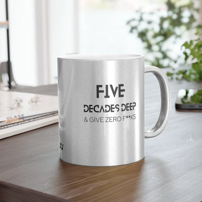 DECADES DEEP Metallic Mug (Silver\Gold) (50) - Polyeurasian