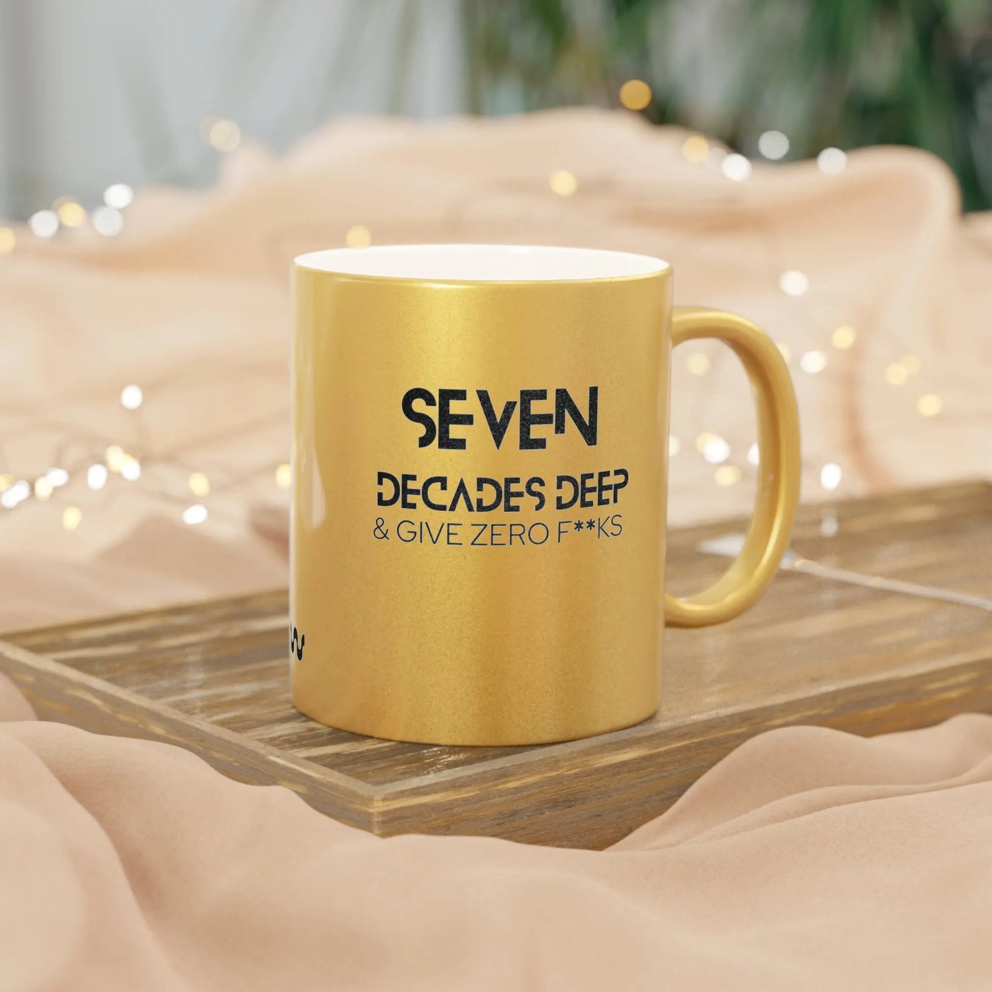 DECADES DEEP Metallic Mug (Silver\Gold) 70 - Polyeurasian