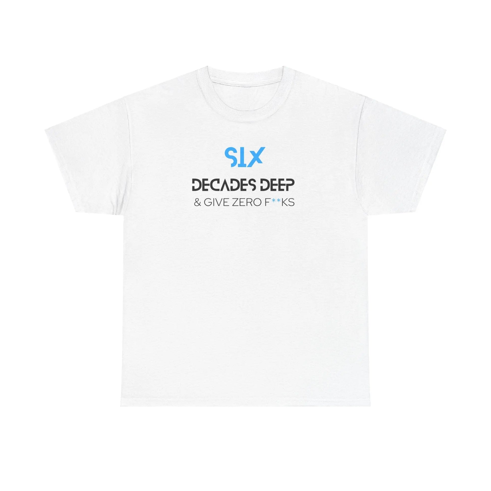 Decades Deep Unisex Heavy Cotton Tee 60 Blue - Polyeurasian