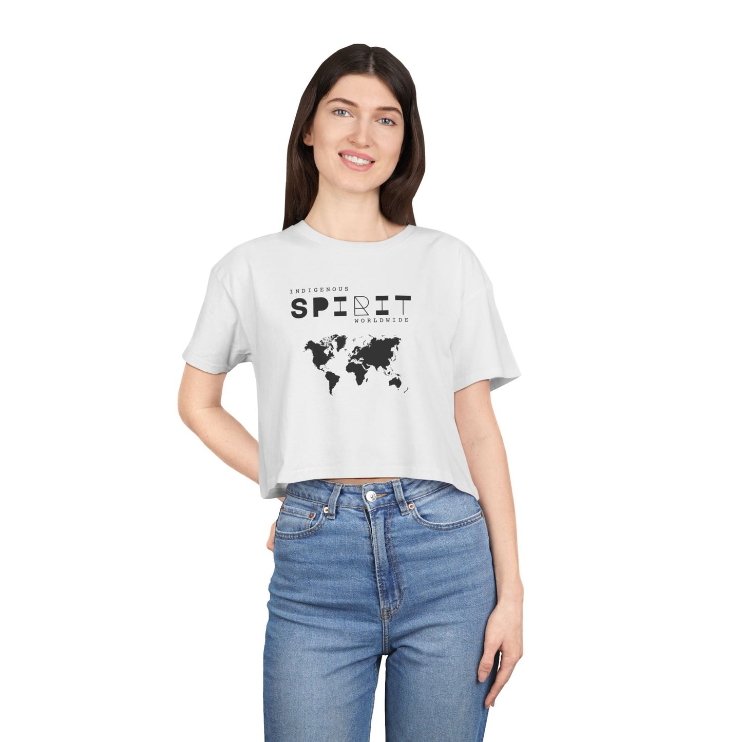 Haka inspired Women's Crop Tee - Polyeurasian