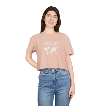 Haka inspired Women's Crop Tee - Polyeurasian