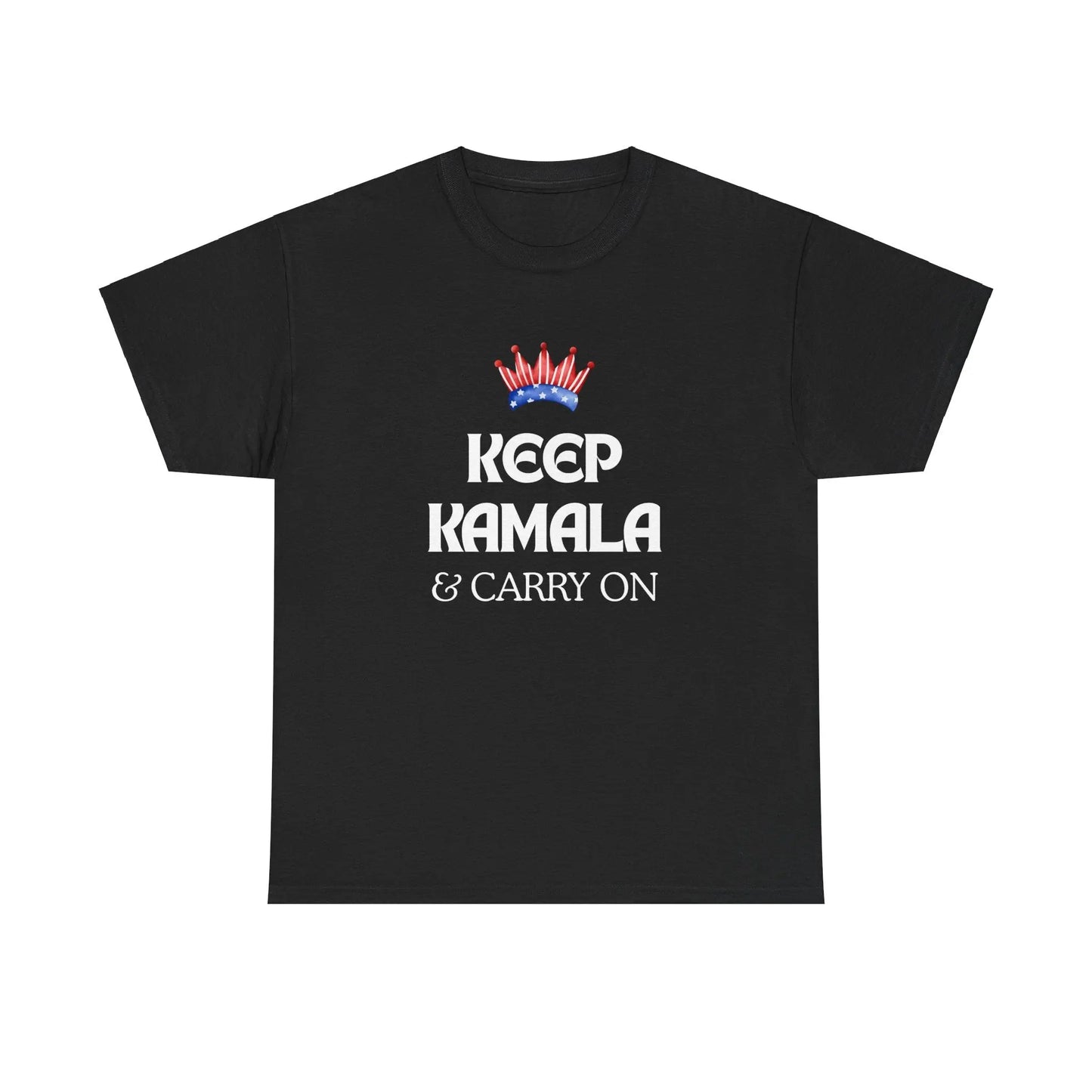 KEEP KAMALA & Carry on Unisex Heavy Cotton Tee - Polyeurasian