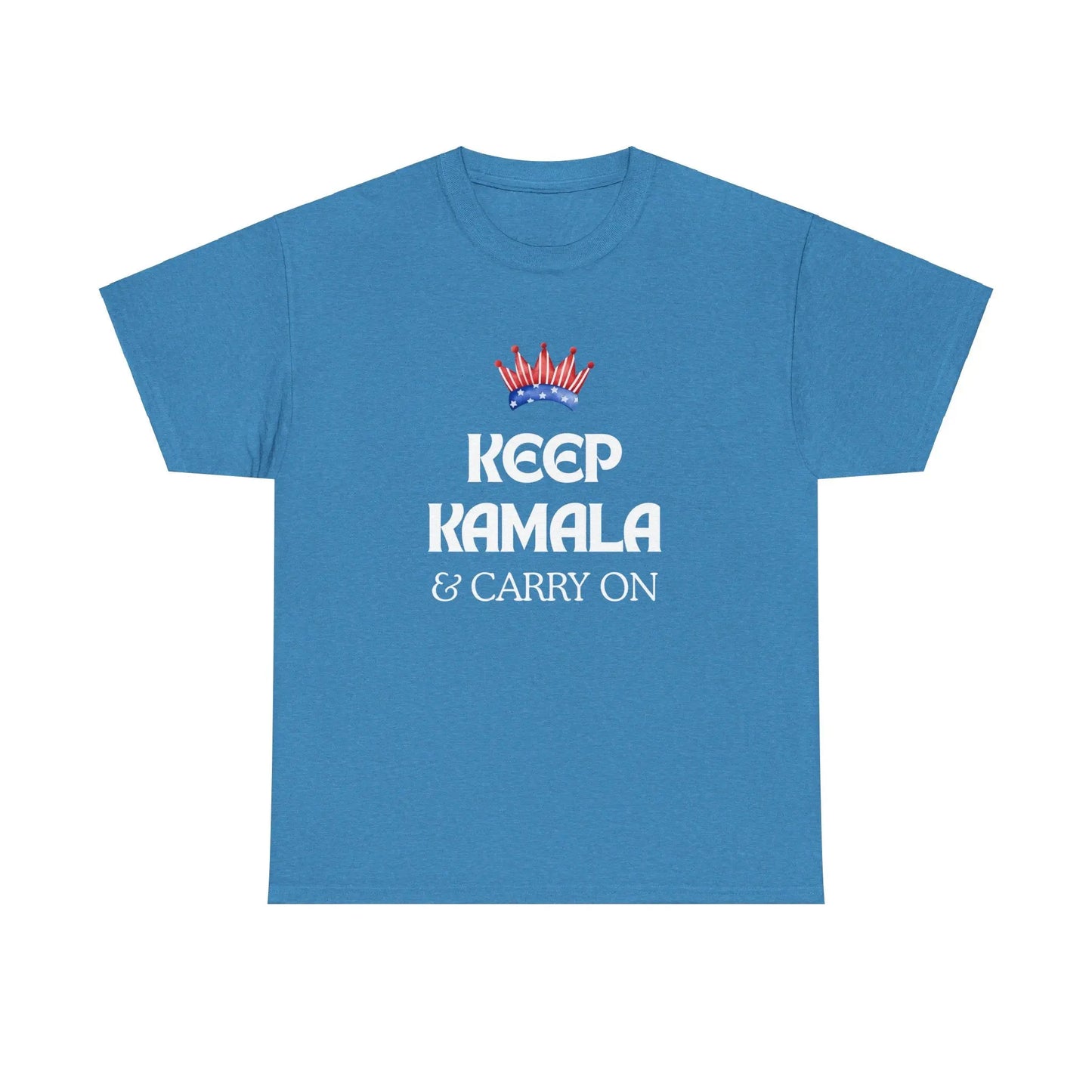 KEEP KAMALA & Carry on Unisex Heavy Cotton Tee - Polyeurasian