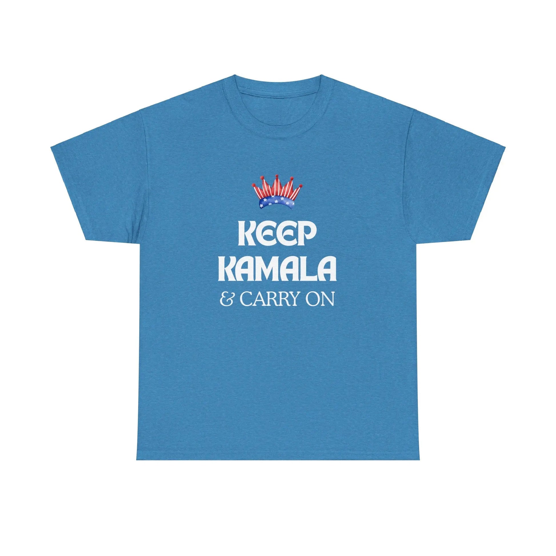 KEEP KAMALA & Carry on Unisex Heavy Cotton Tee - Polyeurasian