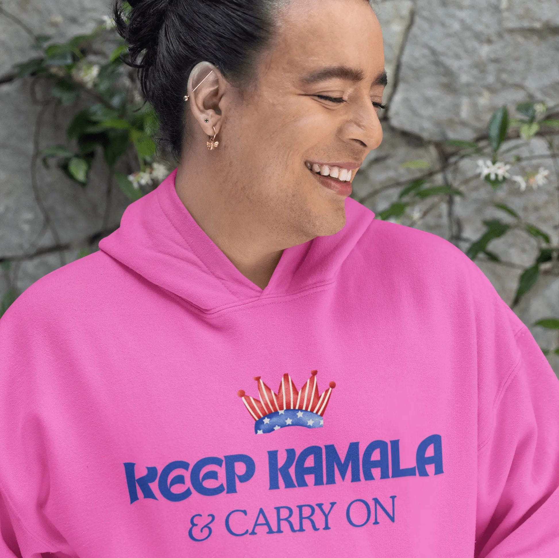 KEEP KAMALA Hooded Sweatshirt - Polyeurasian