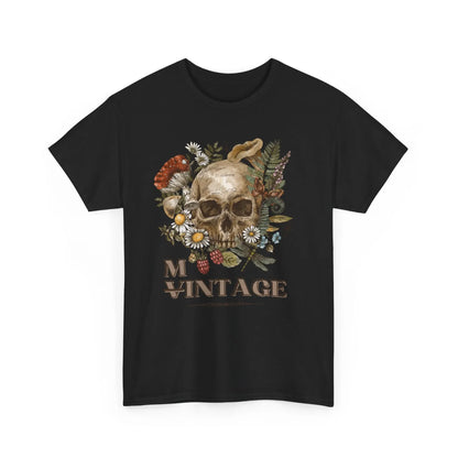 MINT - AGE Vintage Skull Unisex Heavy Cotton Tee - Polyeurasian